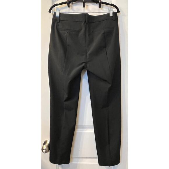 J. Crew Womens Slim Cropped Ruby Pant In Stretch Twill Flat Front Career Black 6 - Picture 2 of 8